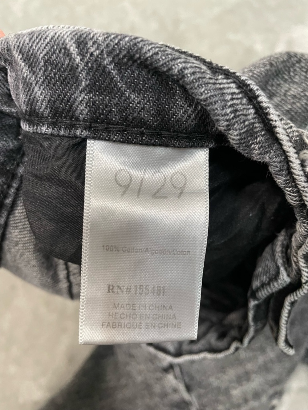 Simple Society Black Acid Wash Distressed Straight Leg Jeans Size 9/29 - Picture 8 of 11